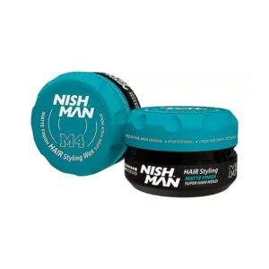 Nishman Hair Styling Wax Matte Paste Texturizing “Mess-Up” M3 – 100 ml