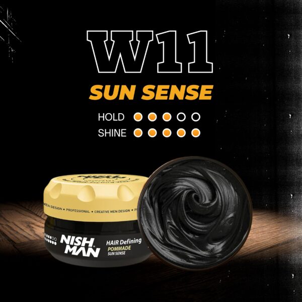 Nishman Hair Styling Pomade W11 Sun Sense – (100 ml) - Imagen 3