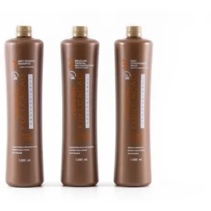 Keratina Alisado ( 3 Pasos kit) 1000ml - Café