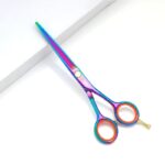 Profesional Tijeras Filo Navaja Estilista Barbero Peluquero Peine Color Tornasol 6.0