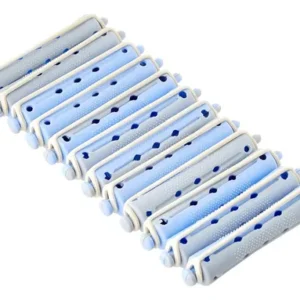 Bigudies Gris/Azul 13mm de 12 UND
