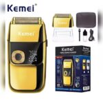Máquina Afeitadora Professional Kemei-2028 Dorada Recargable
